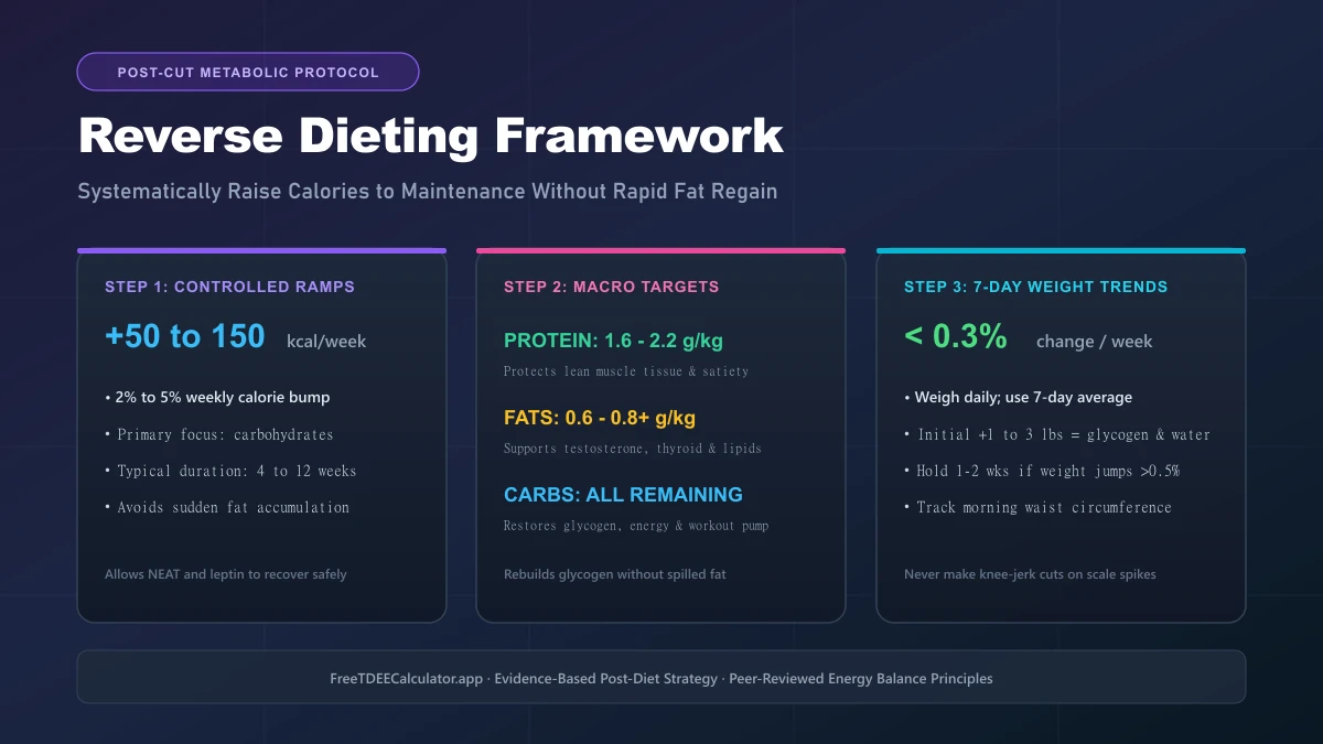 Reverse Dieting: Stepwise Protocol to Raise Calories After a Cut